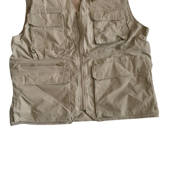 L.L Bean Men's Size XL Tropic Weights Utility Hunting Travel Safari VTG Vest - Picture 8 of 16